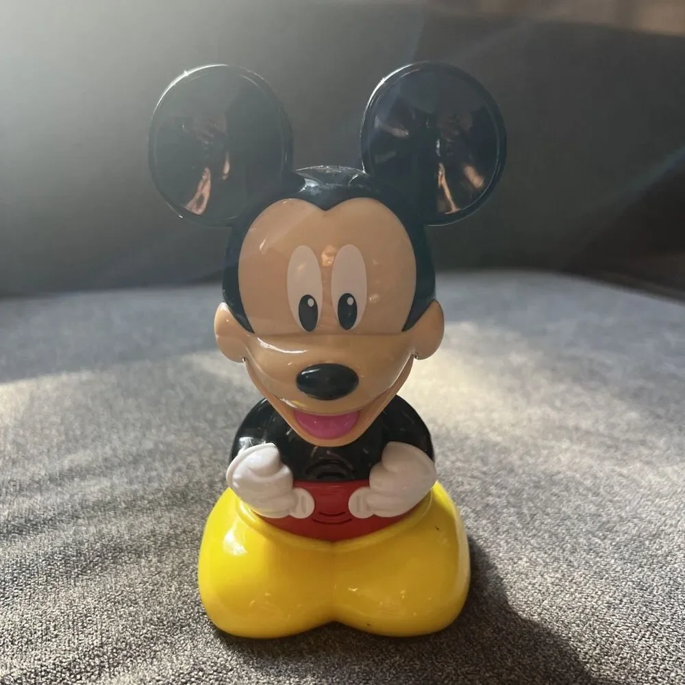 Vintage Hap-P-Kid Mickey Mouse Talking Flashlight Works‎